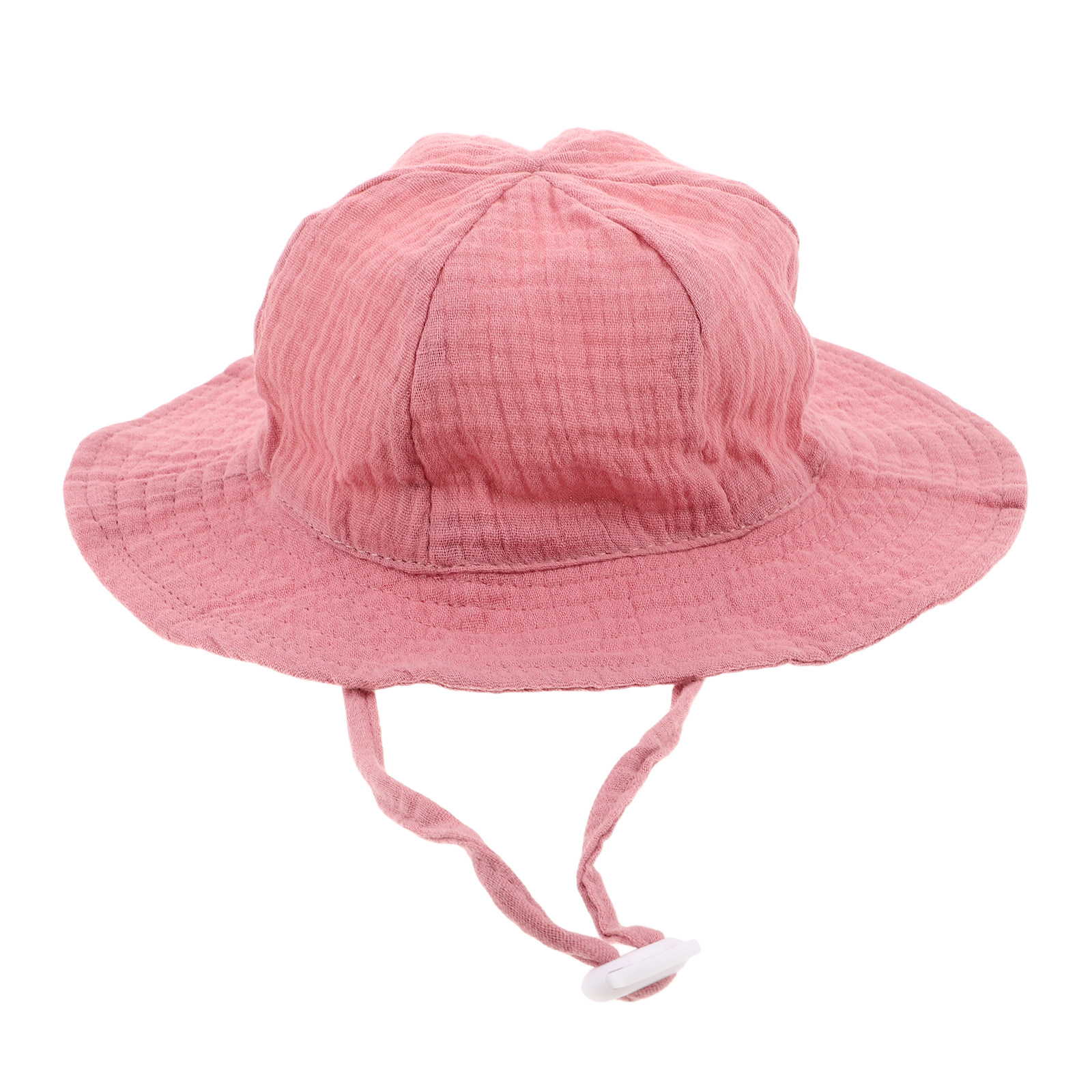 Sun Hat Wide Brim - Soft Breathable Baby Cotton Bucket Hat