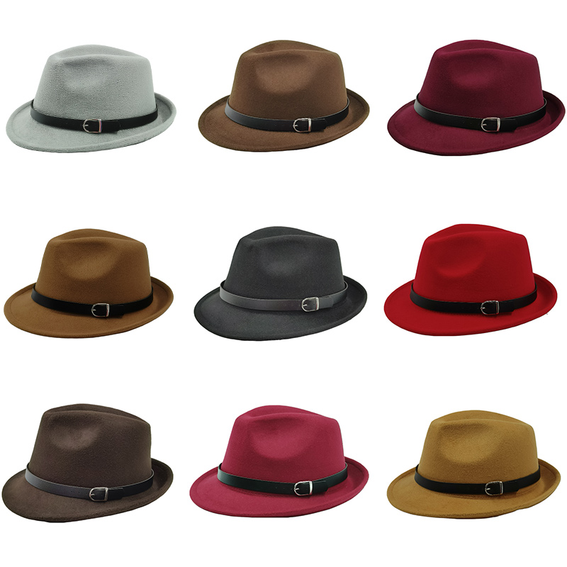 trilby hats for men solid fedo - Fedora Hat Wool ulasan dan harga