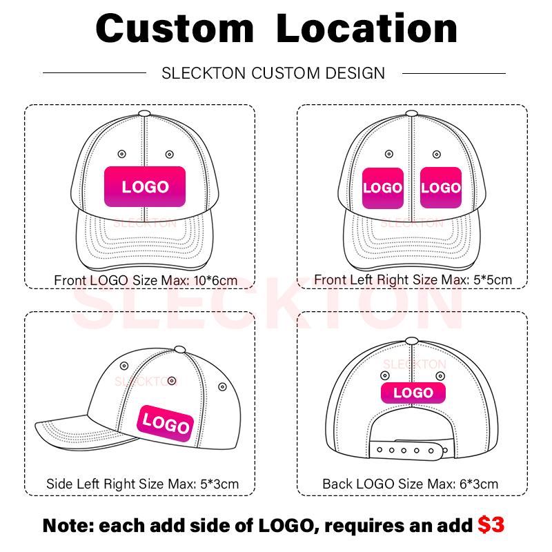 SLECKTON Custom Logo Baseball  - Baseball Cap Structured ulasan dan harga