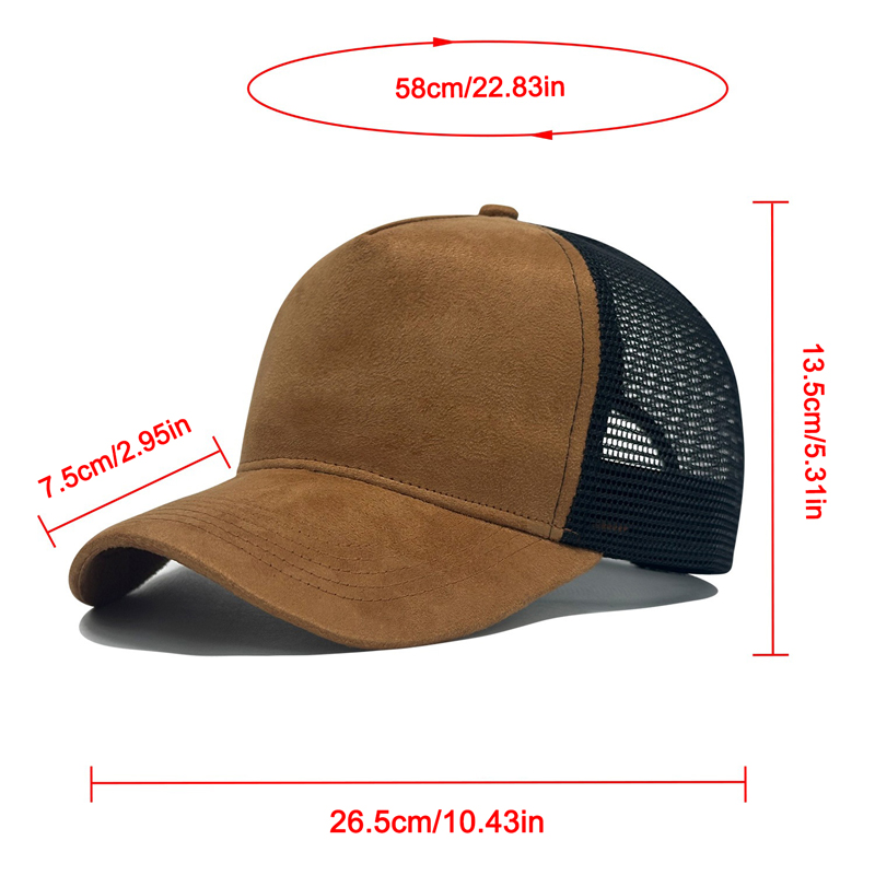 Suede Mesh Baseball Cap Men Ca - Trucker Cap Mesh ulasan dan harga