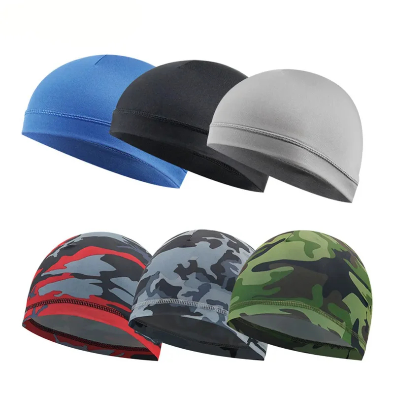 1/2Pcs Cycling Cap Quick Dry A - Skull Cap Helmet Liner ulasan dan harga