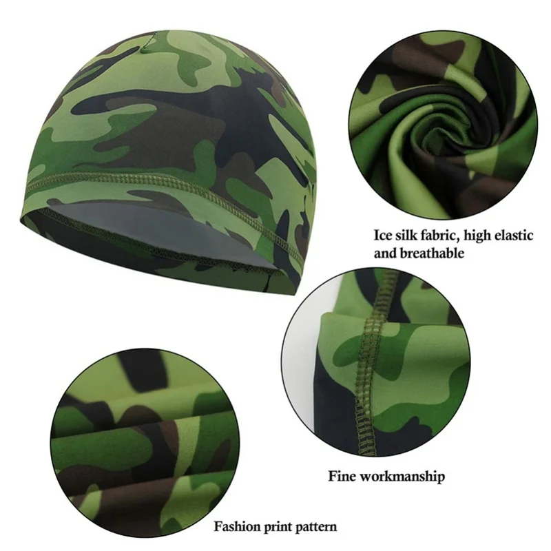 1/2Pcs Cycling Cap Quick Dry A - Skull Cap Helmet Liner ulasan dan harga