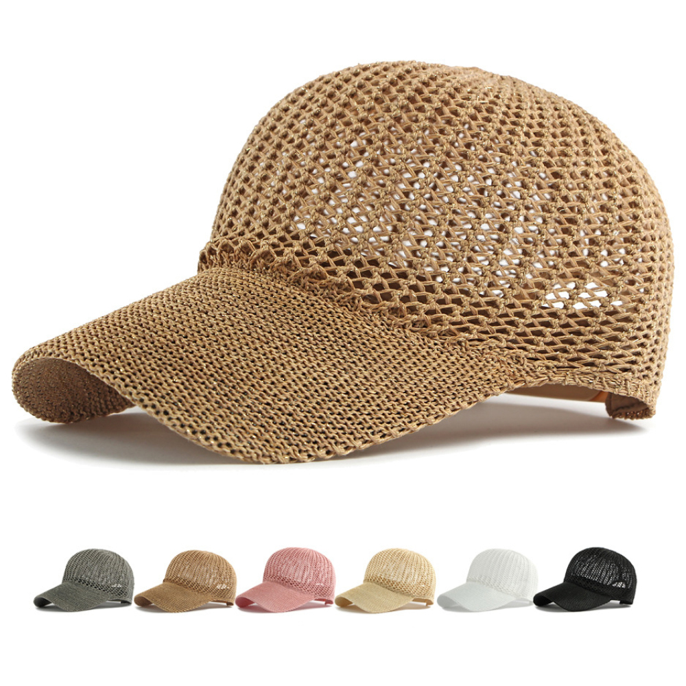 HT5086 Spring Summer Knitted B - Baseball Cap Structured ulasan dan harga