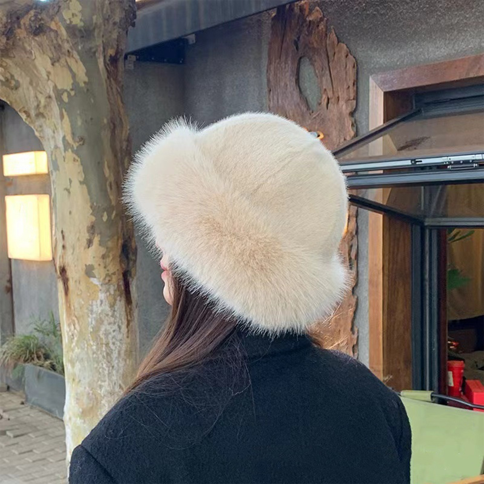 Thicken Plush Warm Fur Hat Flu - Winter Trapper Hat ulasan dan harga
