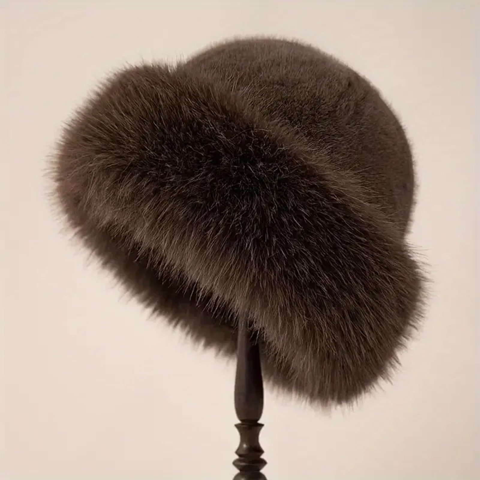Thicken Plush Warm Fur Hat Flu - Winter Trapper Hat ulasan dan harga