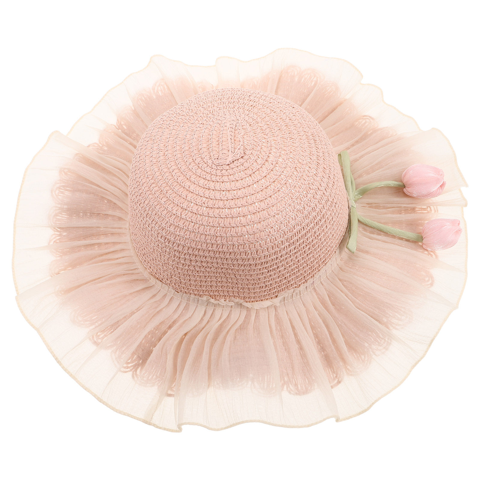 Straw Sun Hat Girls Wide Brim  - Sun Hat Wide Brim ulasan dan harga