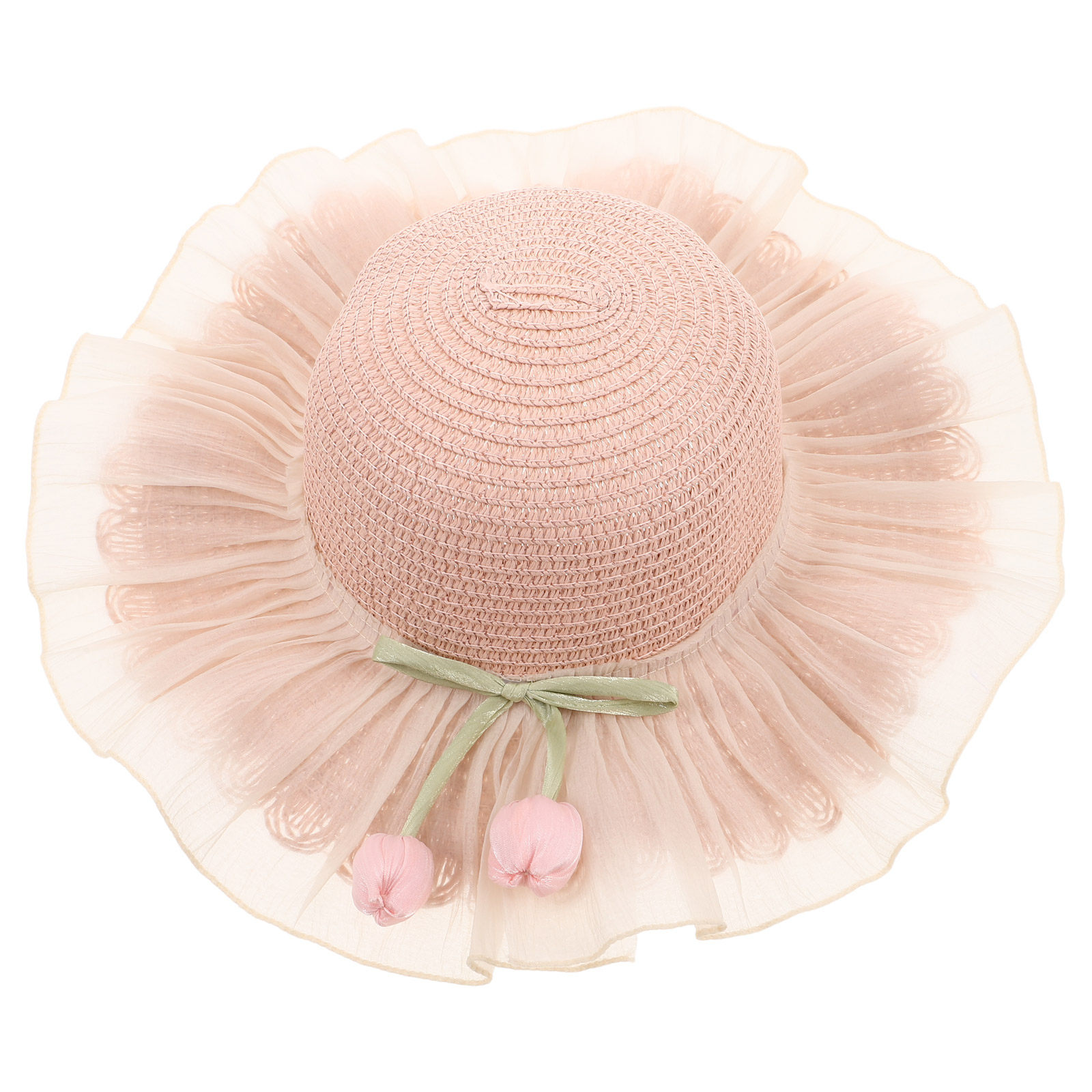 Straw Sun Hat Girls Wide Brim  - Sun Hat Wide Brim ulasan dan harga