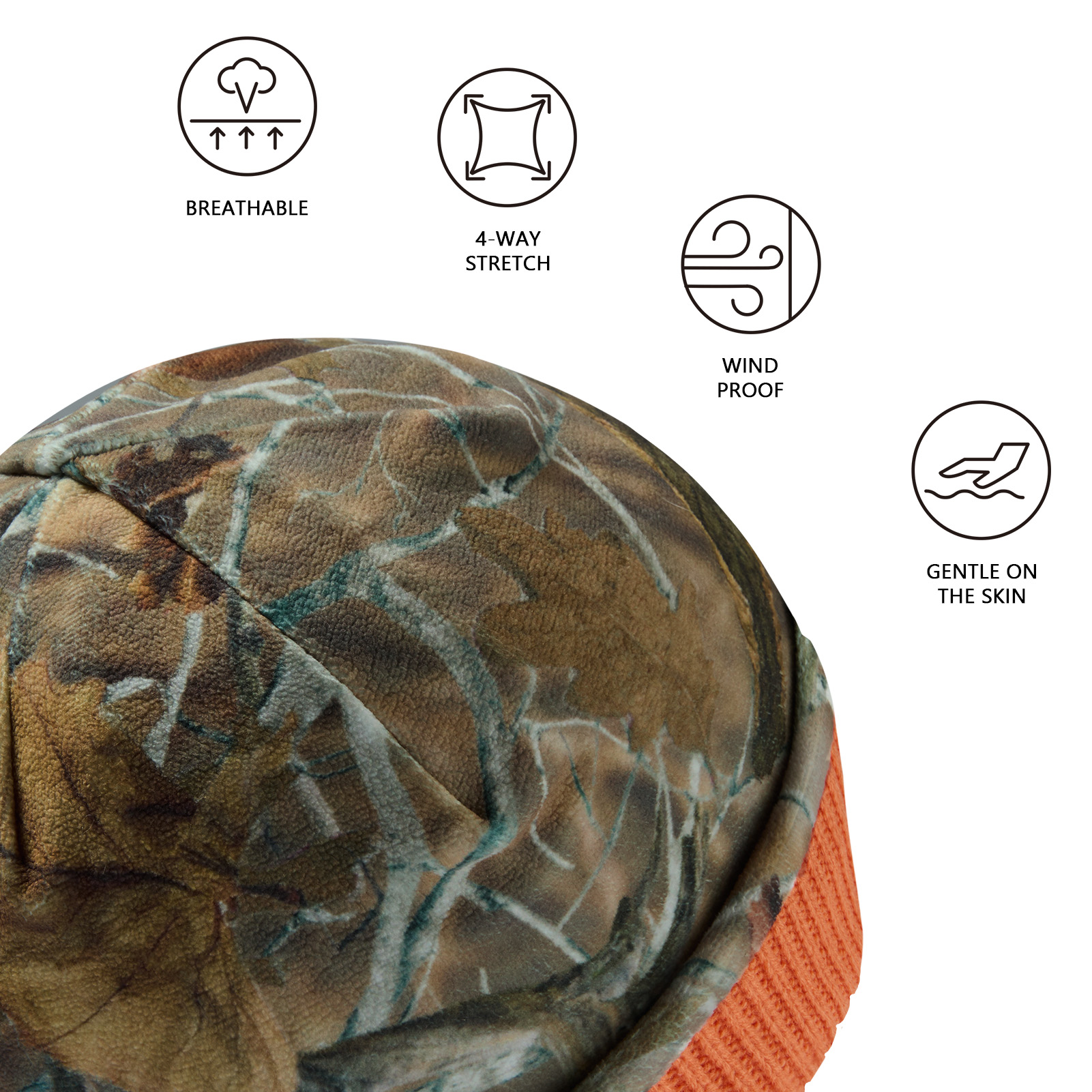 BASSDASH Reversible Windproof  - Beanie Cuffed Knit ulasan dan harga