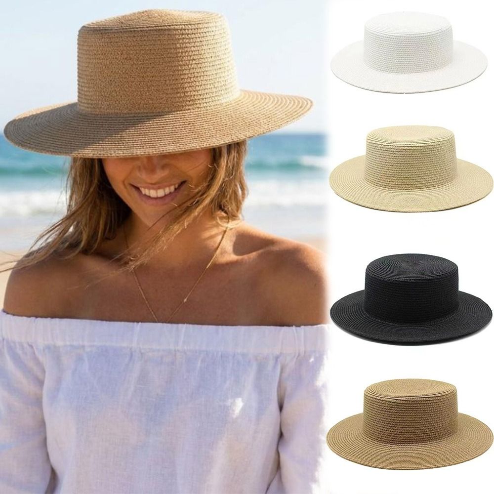 Fashionable Wide Brim Straw Ha - Cowboy Hat Straw ulasan dan harga