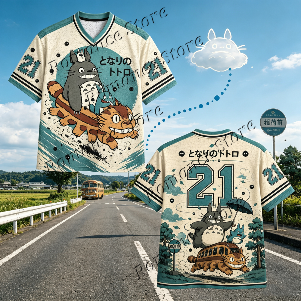 Totoro Catbus 21 Baseball Jers - Baseball Cap Structured ulasan dan harga