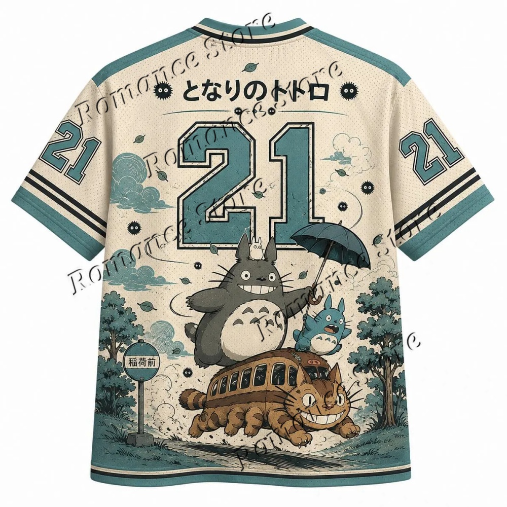 Totoro Catbus 21 Baseball Jers - Baseball Cap Structured ulasan dan harga