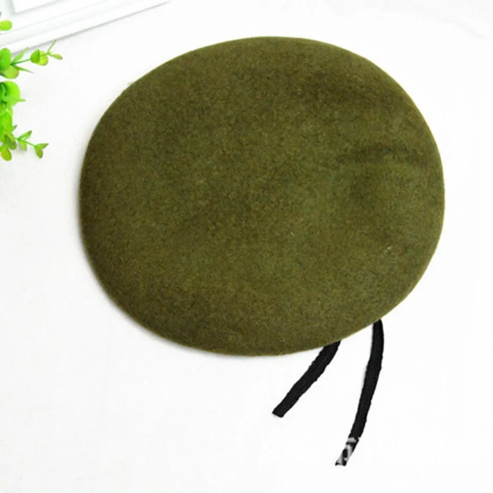 New Unisex Uniform Cap Men Wom - Beret French Wool ulasan dan harga